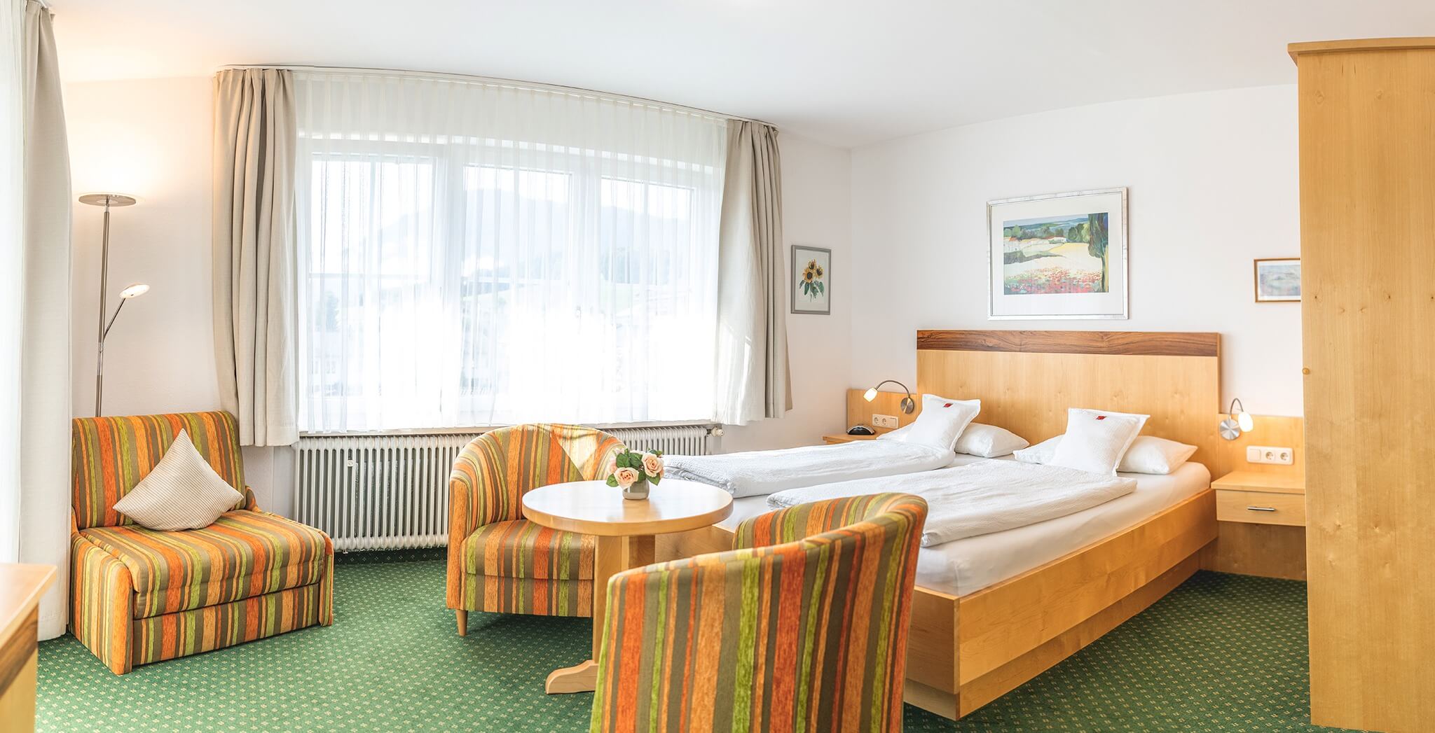 Bett im Doppelzimmer Komfort